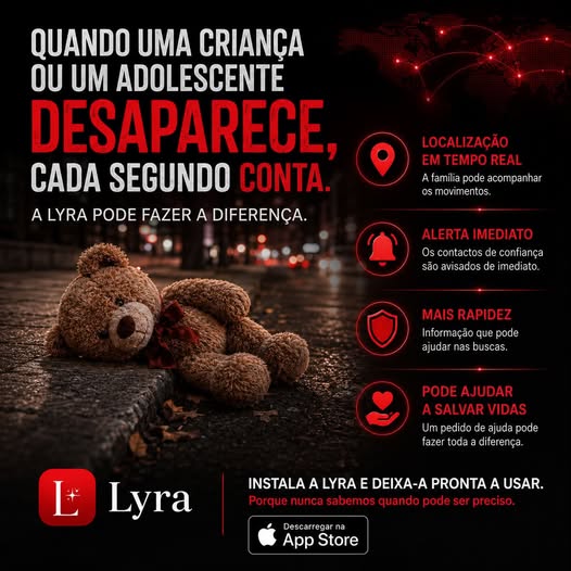 Campanha da Lyra sobre desaparecimento de crianças e adolescentes